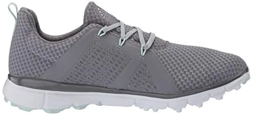 adidas Women's W Climacool CAGE Golf Shoe, Grey Three/Dash Green/Grey Four, 9 Medium US