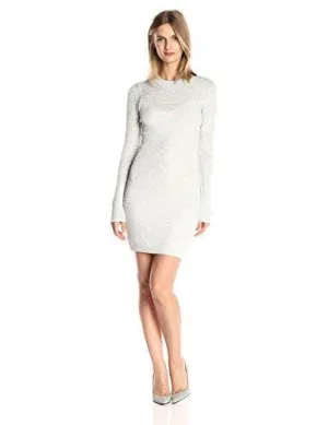 Bcbgeneration Long Line Rib Tunic Dress Grey Xsmall