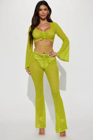 Beach Days Are Here 2 Piece Cover Up - Green