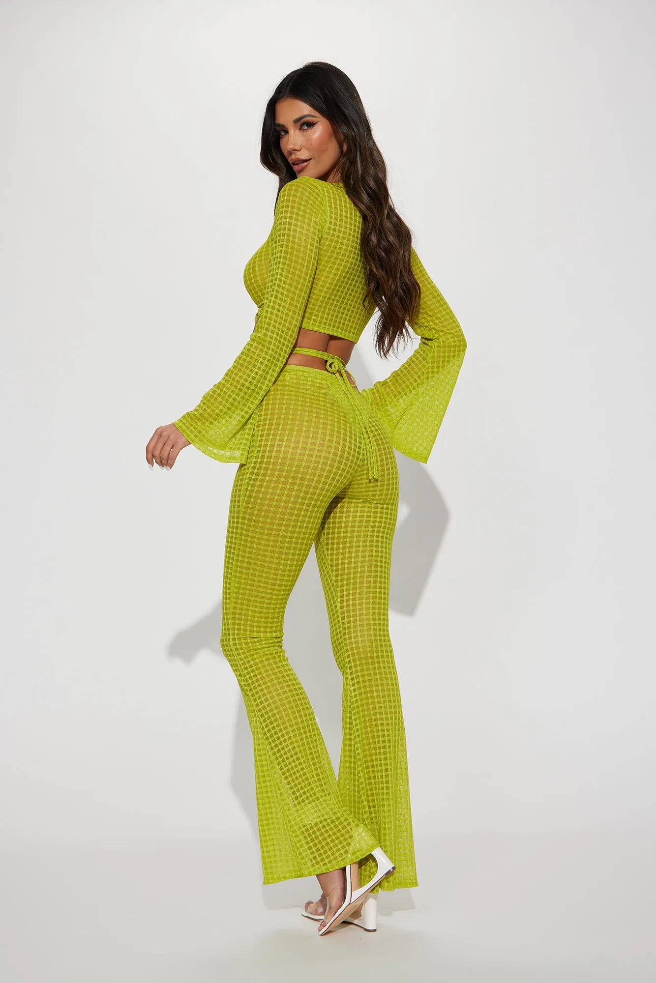 Beach Days Are Here 2 Piece Cover Up - Green