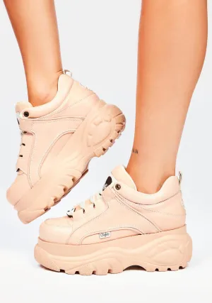 Biscuit Classic Low Leather Platform Sneakers