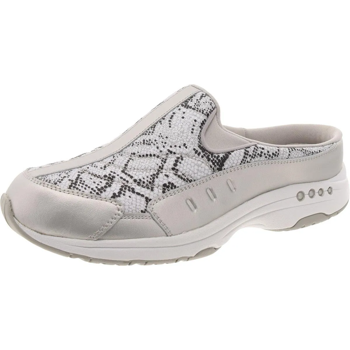 Easy Spirit Womens Travel Time 419 Mixed Media Slip-On Sneakers
