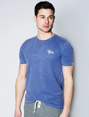 Essential Crew T-Shirt in Cornflower Blue Marl - Tokyo Laundry