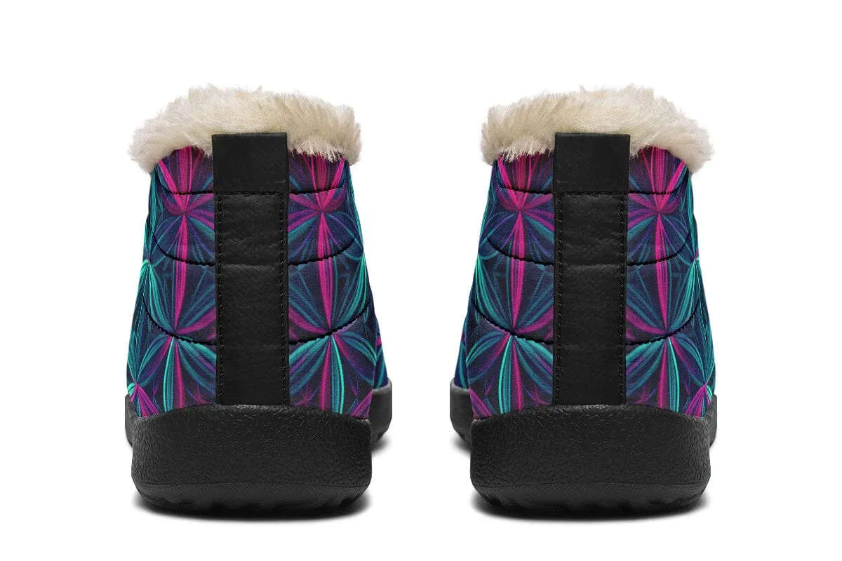 Flower Life Vibes Winter Slippers