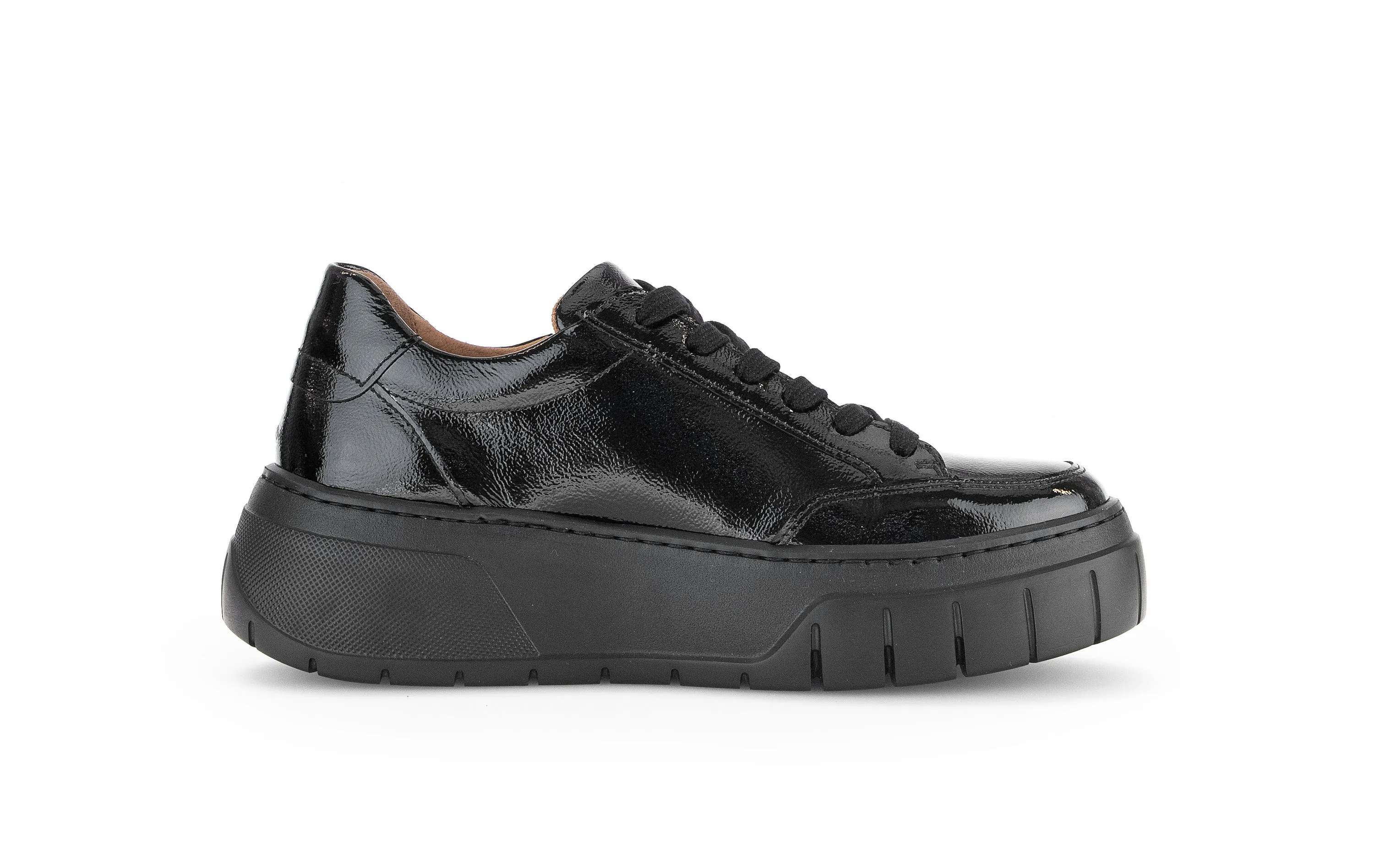 Gabor Womens 53.220.97 Shoe Black Patent