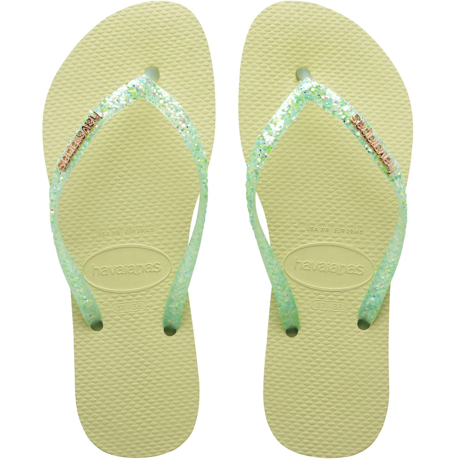 Havaianas Glitter Flourish Flip Flops