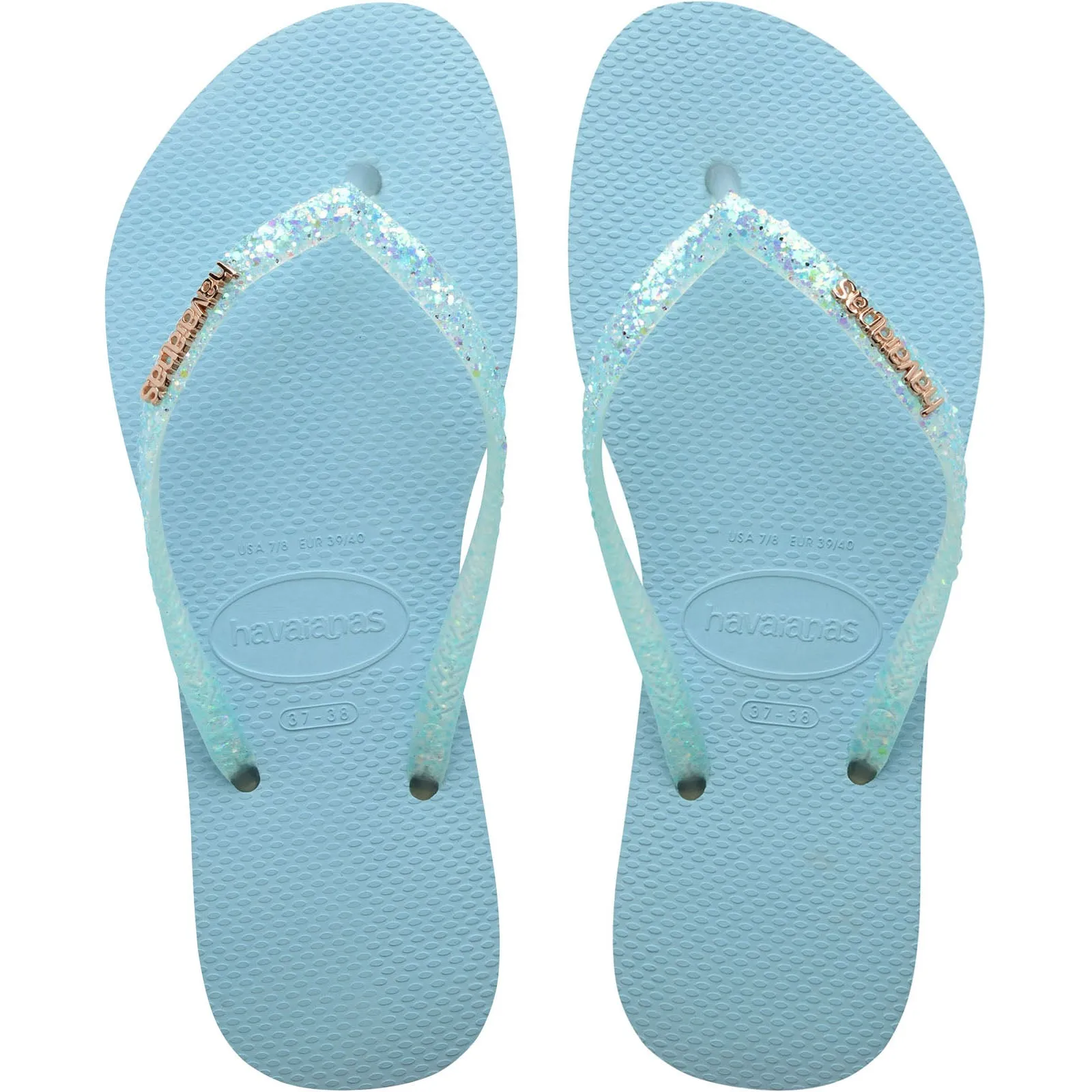 Havaianas Glitter Flourish Flip Flops