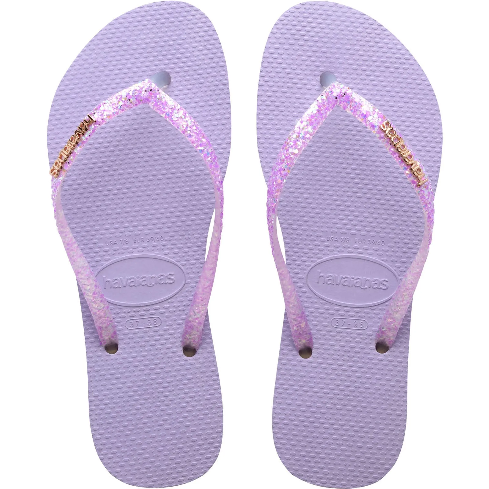 Havaianas Glitter Flourish Flip Flops