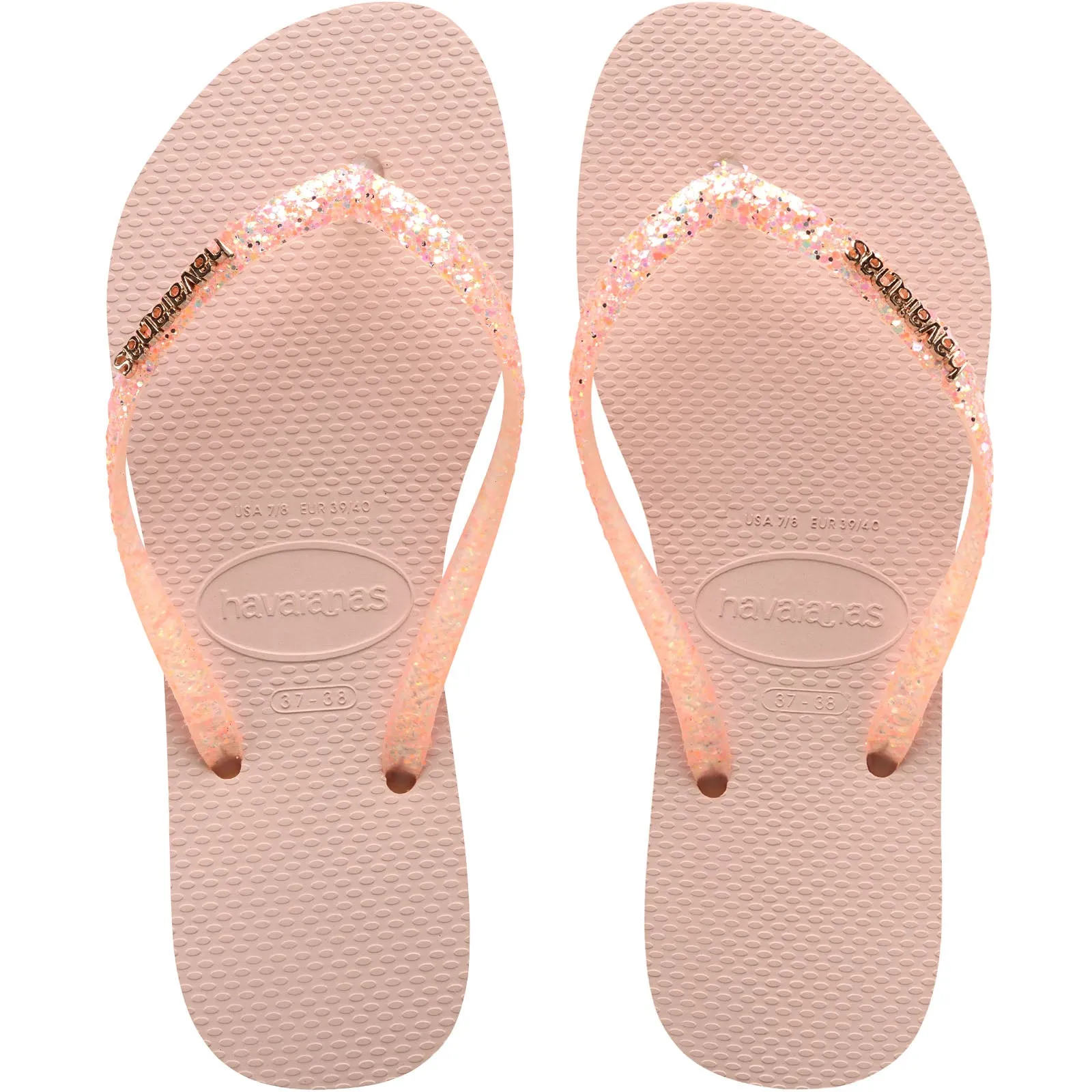 Havaianas Glitter Flourish Flip Flops