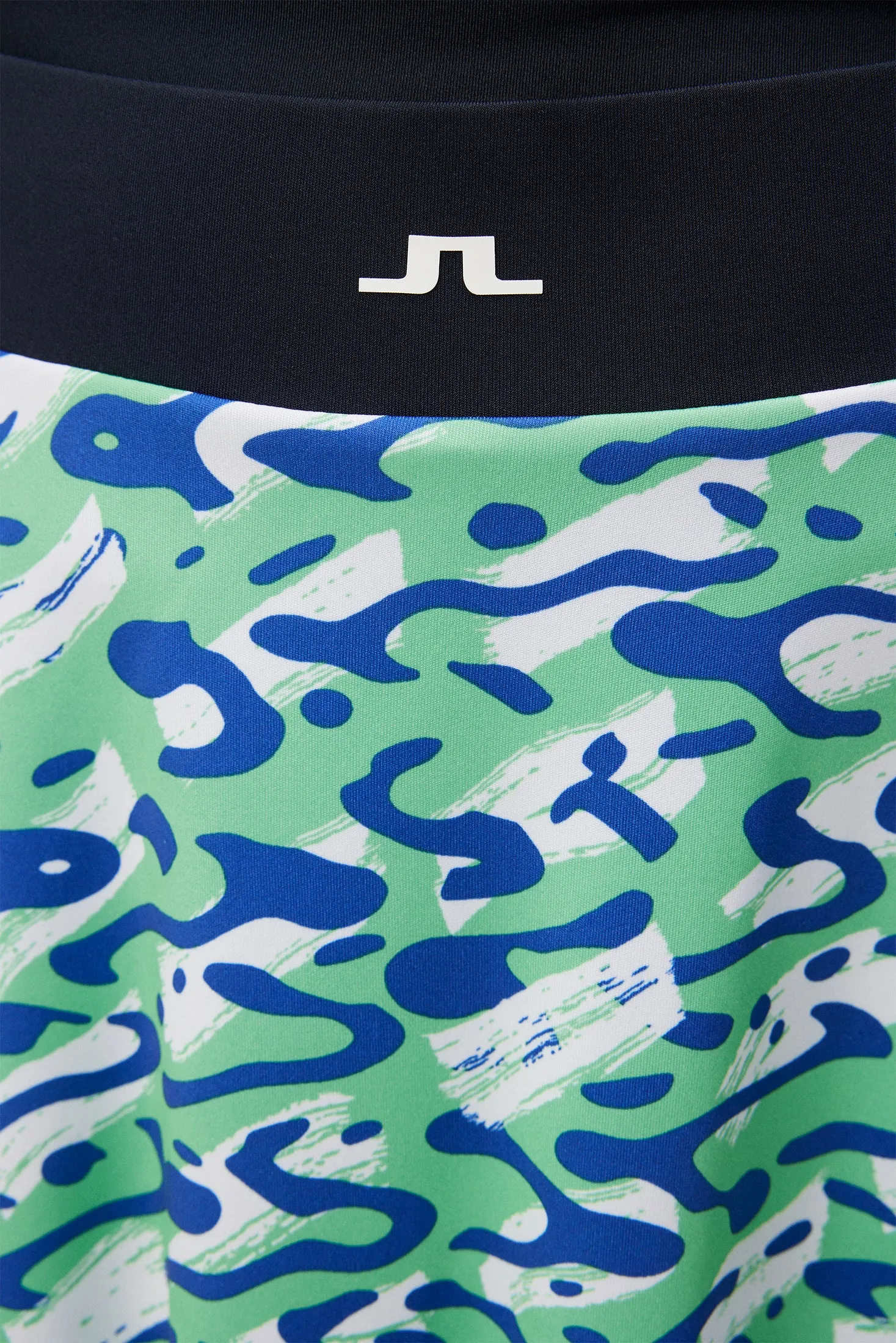 Jenny Print Skirt / Caldera Jade Cream