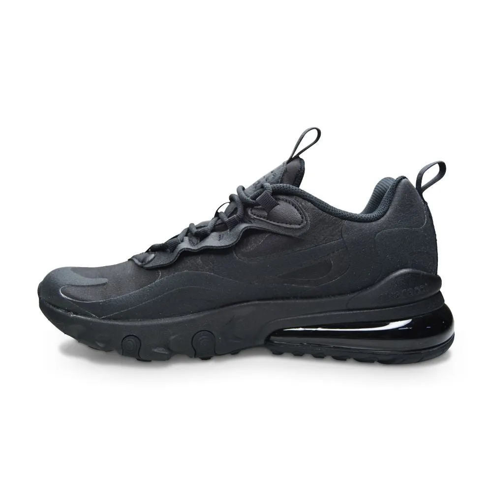 Juniors Nike Air Max 270 React (GS) BQ0103 004 Triple Black Back to School shoes