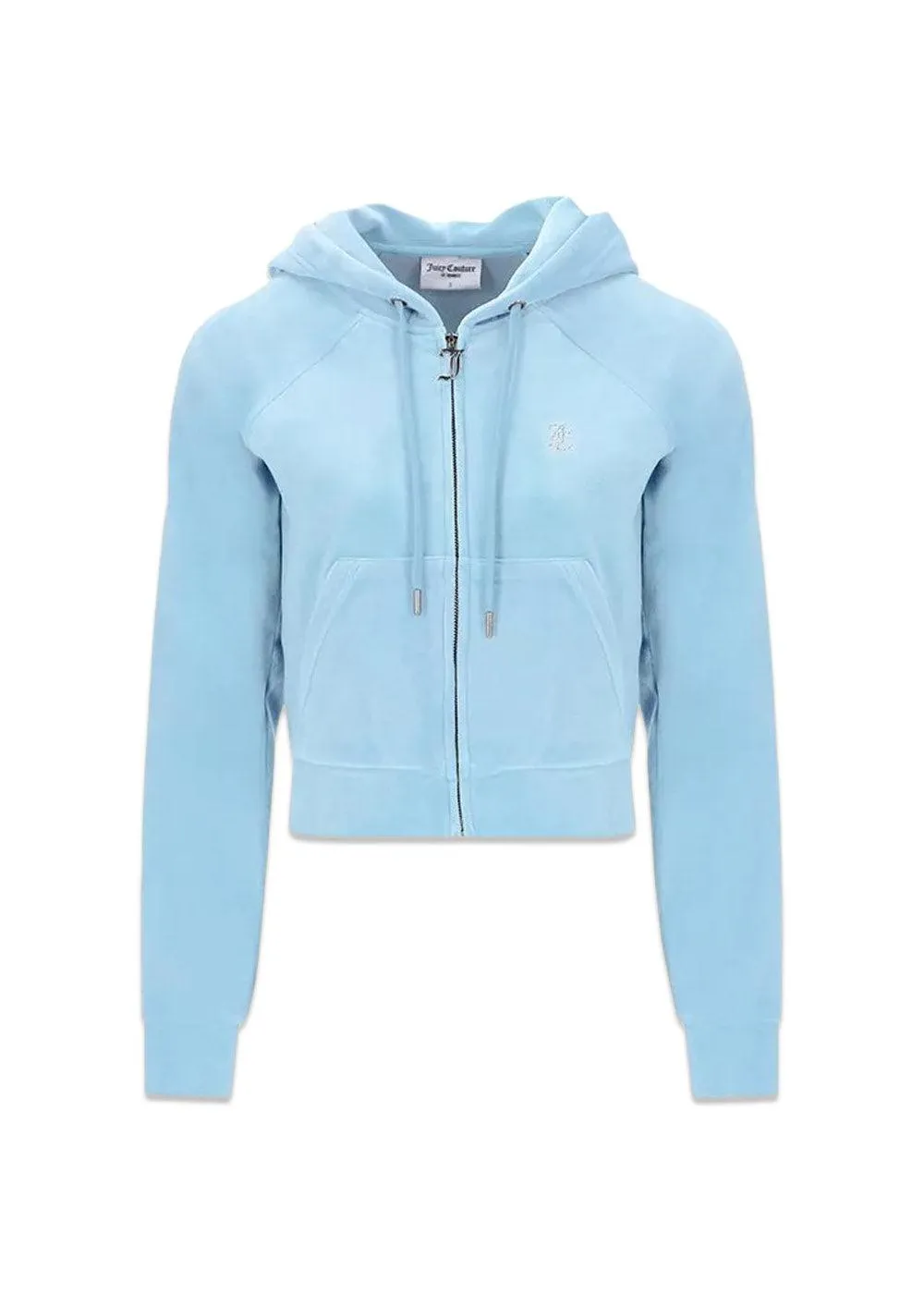 Madison classic velour hoodie - Nantucket Breeze