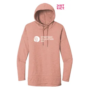 NEW SEI District  Womens Featherweight French Terry  Hoodie - Nostalgia Rose Heather