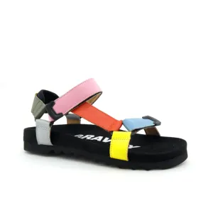 Rollie Sandal Tooth Wedge Citrus Splash