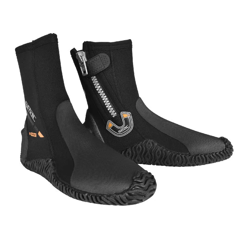 Seac Basic HD Diving Boots W/Zip 5 MM