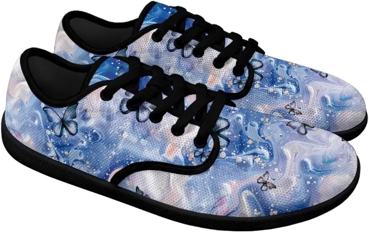 Sneakers for Women Minimalist Barefoot Shoes Low Top Casual Lace Up Walking Shoes Fashion Sneakers Anti Slip Road Running Athletic Footwear