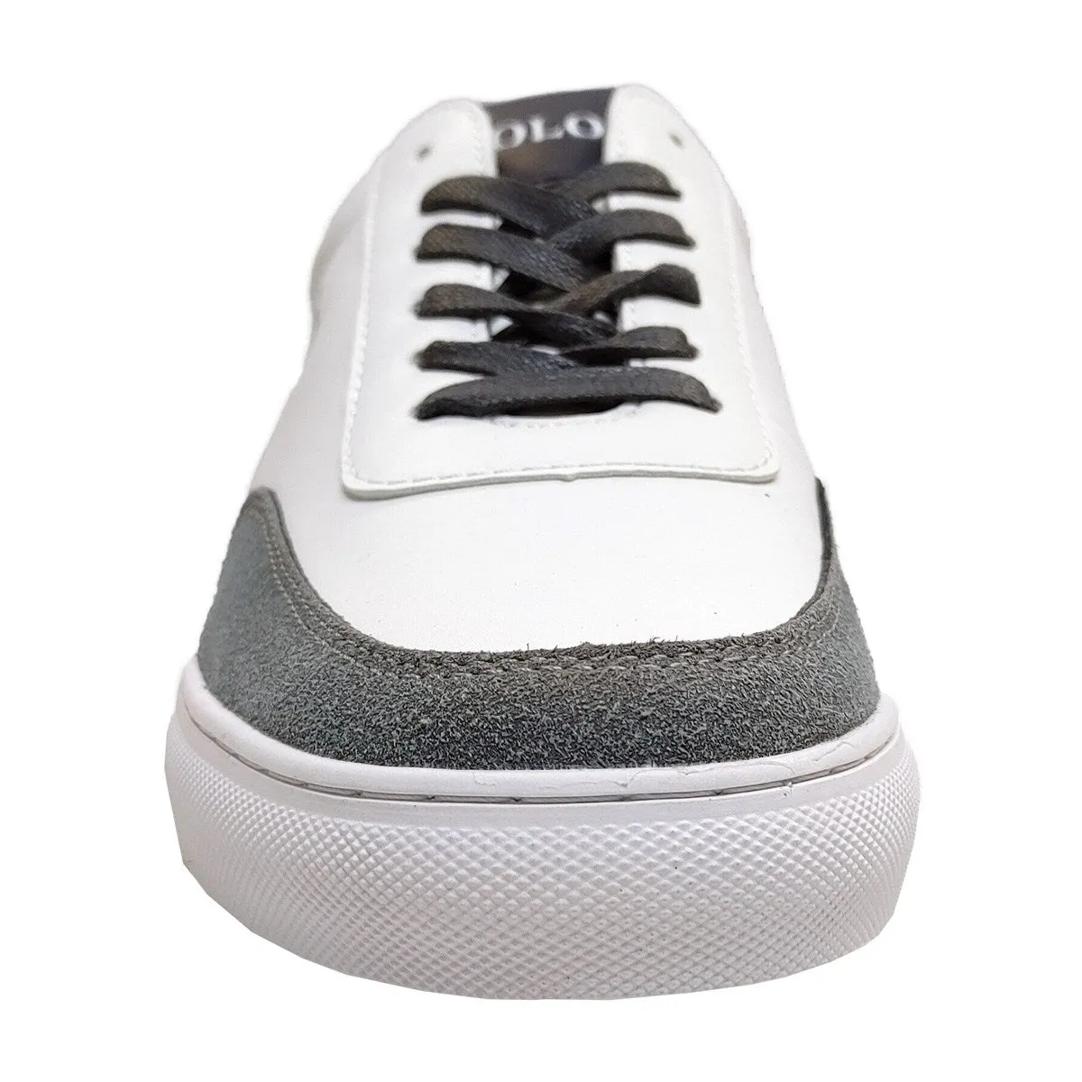 Suede Contrast Sneakers - White