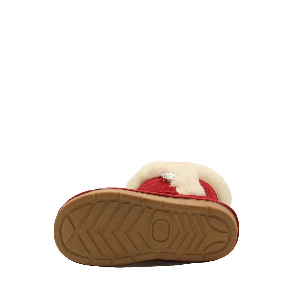 Tara Crystal Kids Boot - Red
