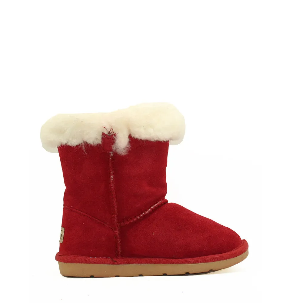 Tara Crystal Kids Boot - Red