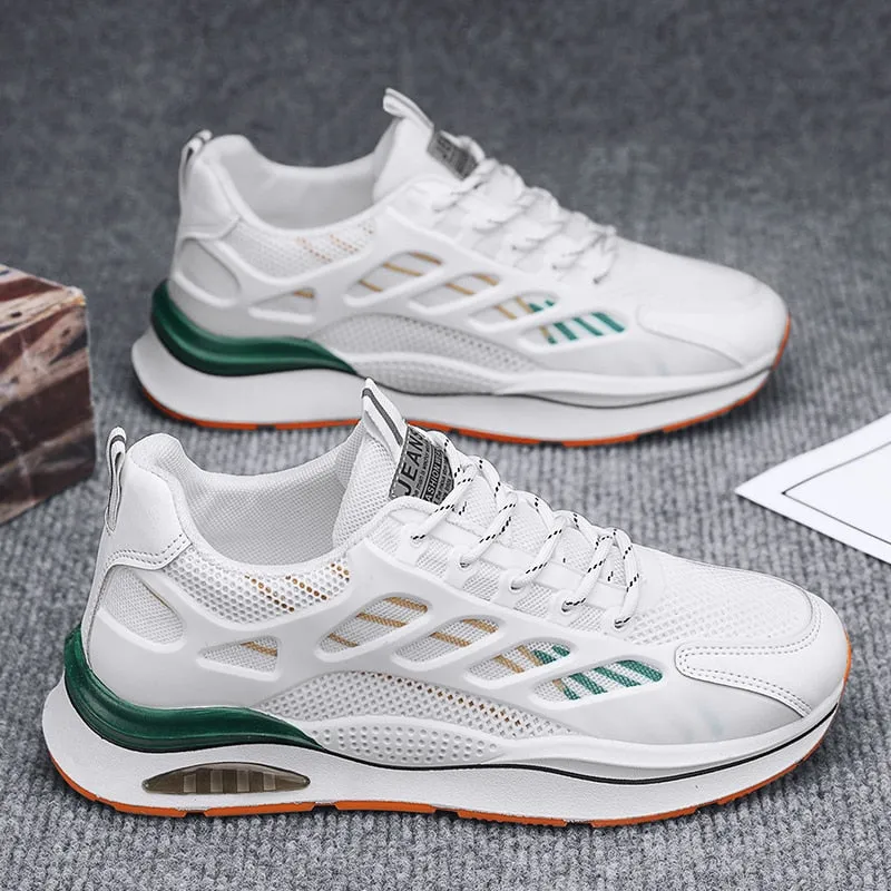 West Louis Tenis Breathable Mesh Leather Sport Sneakers