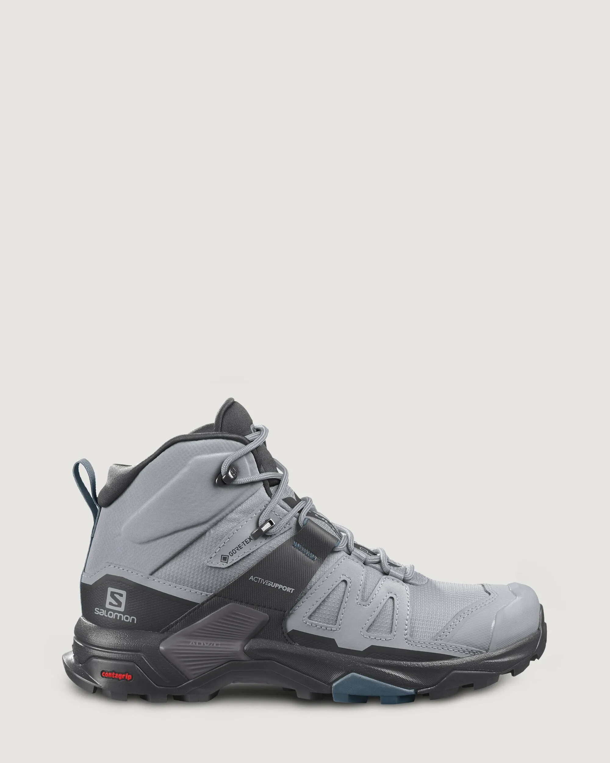 Women's Salomon X Ultra 4 GORE-TEX Mid Hiking Boots - Quarry/Black/Legion Blue