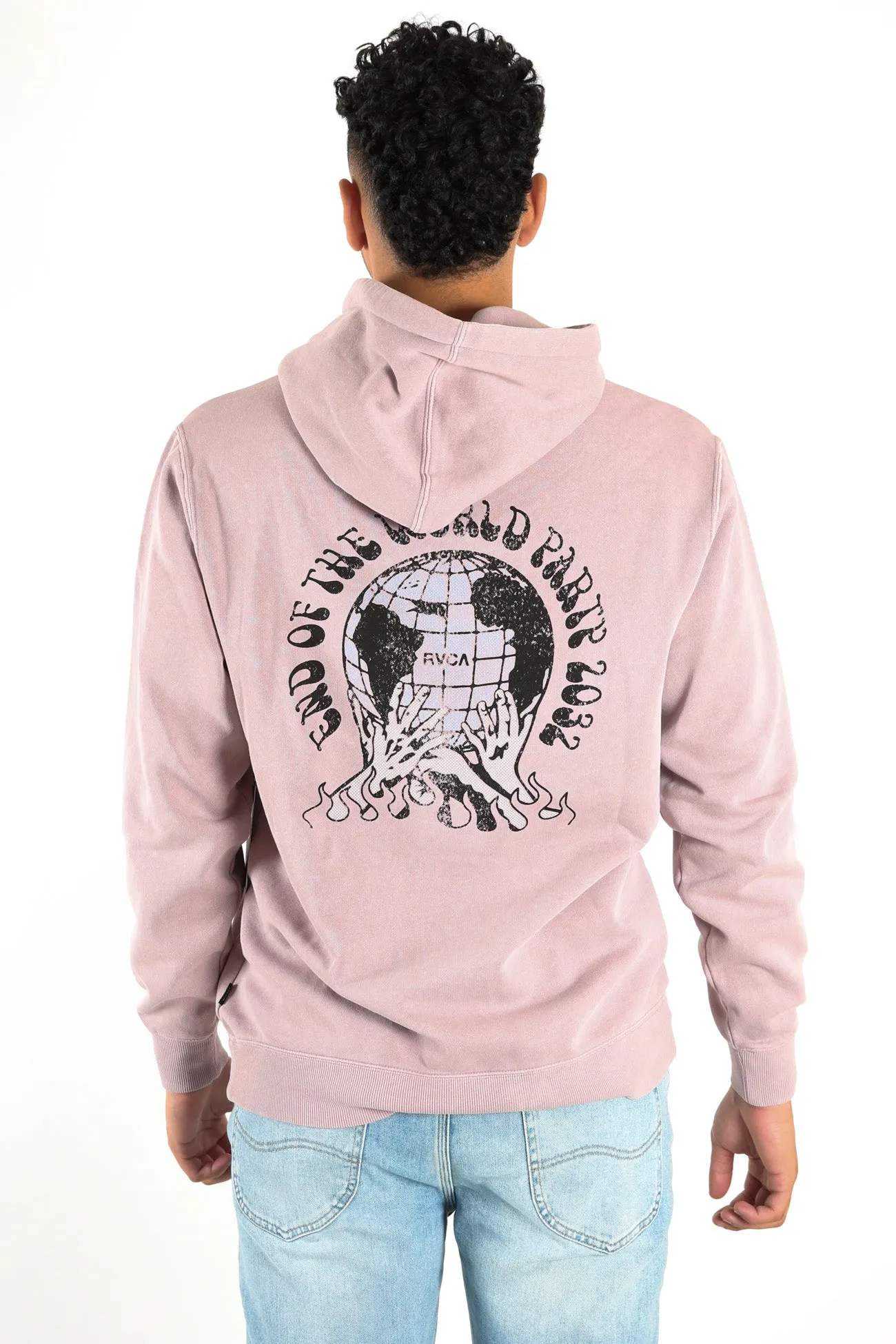 World Party Pullover Pale Mauve